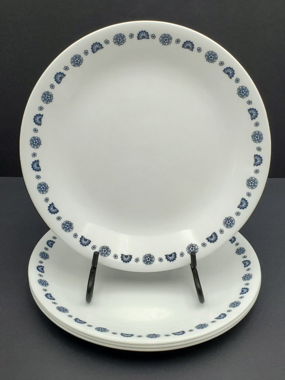 Corelle Old Town Blue Luncheon Plates UPDATED VERSION Blue Onion Salad Plates